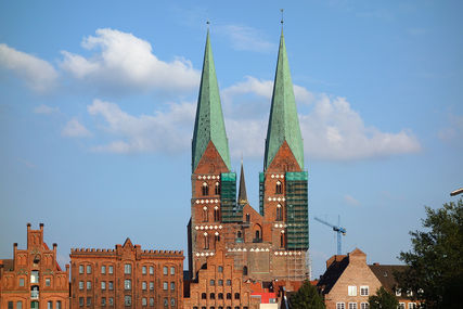 St.-Marien-Kirche Lübeck Zwillingstürme - Copyright: Ev.-Luth. Kirchenkreis Lübeck-Lauenburg
